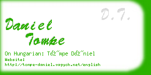 daniel tompe business card